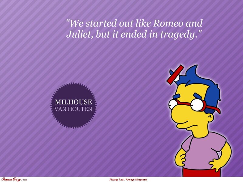 Milhouse quote wallpaper