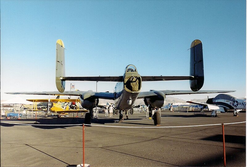 Military Aircraft Display — Blue