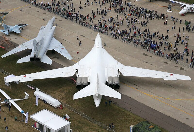 Military Aircraft Display — White