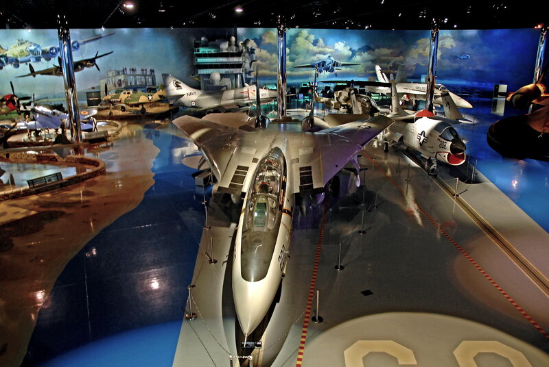 Military aircraft exhibit