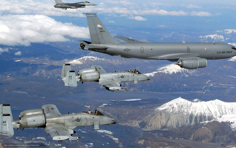Military Aircraft Formation — Gray, Dramatic, Afternoon