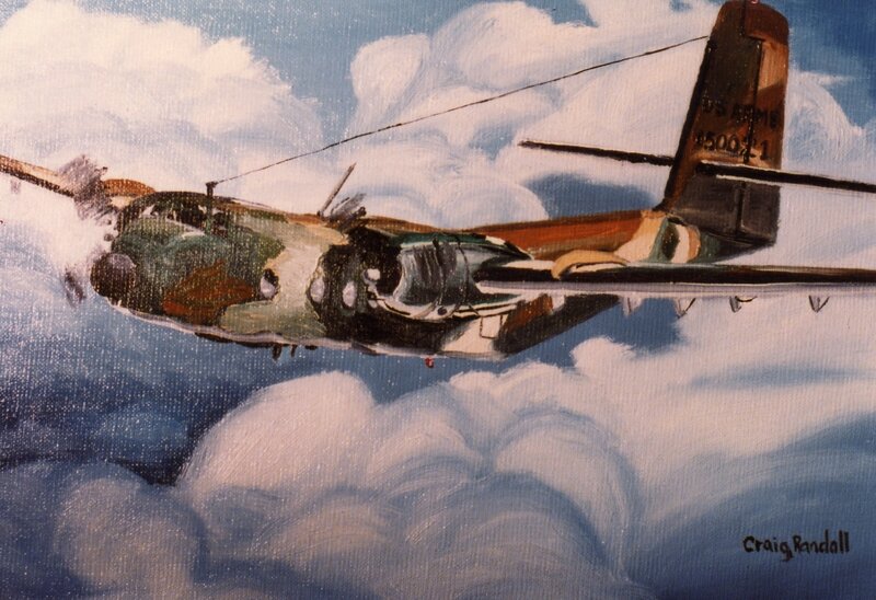 Military aircraft in flight