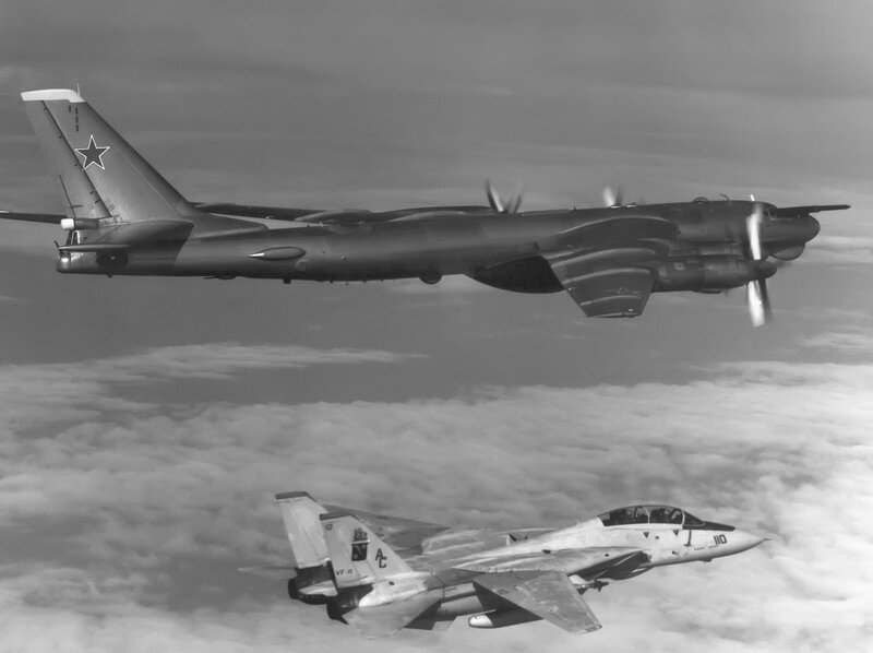 Military aircraft in flight