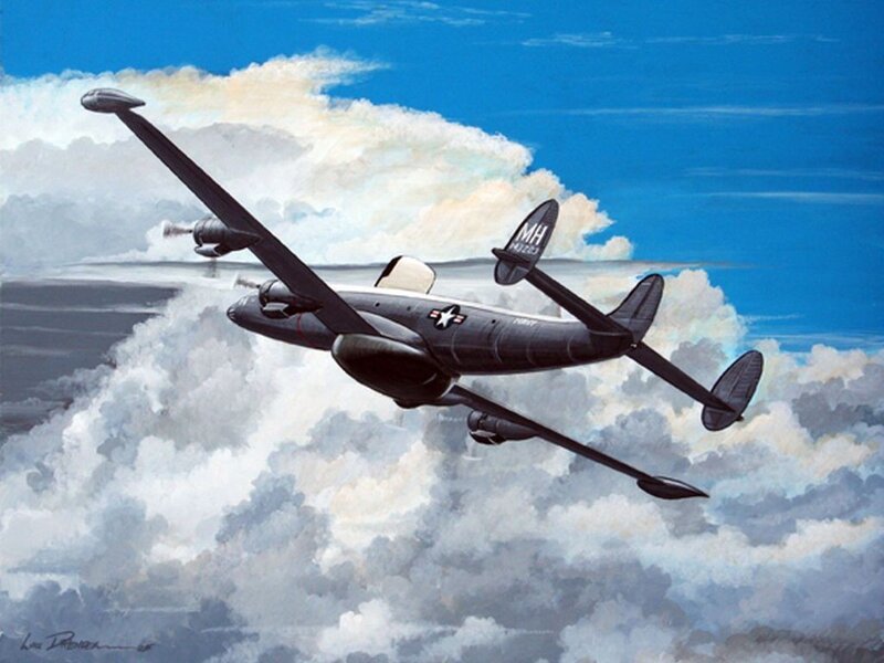 Military aircraft in flight