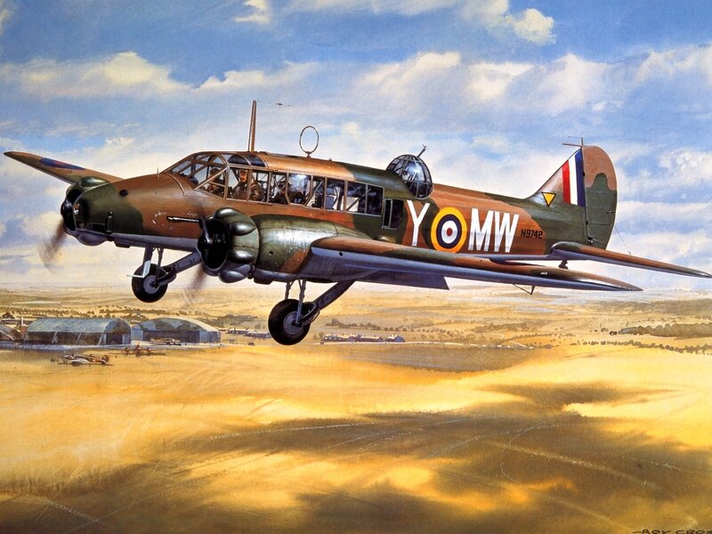 Military aircraft in flight