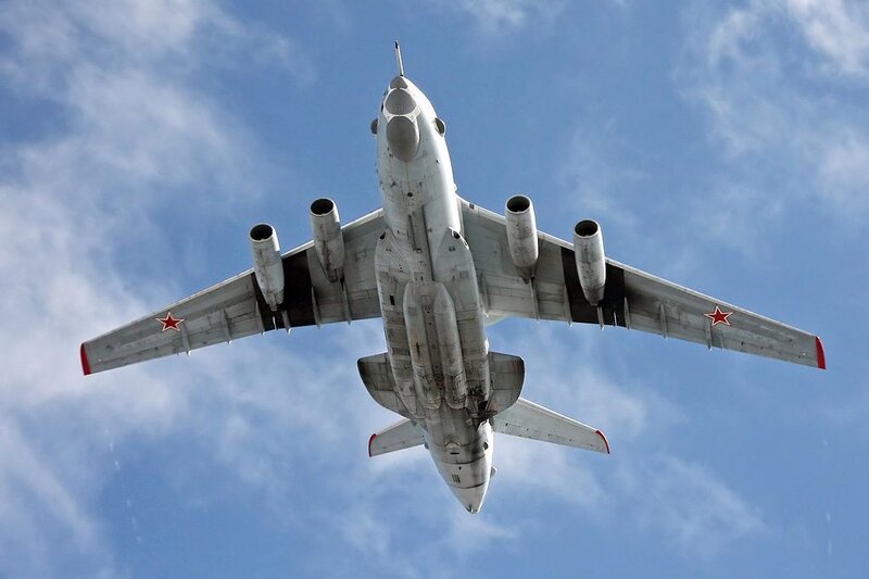 military aircraft in flight