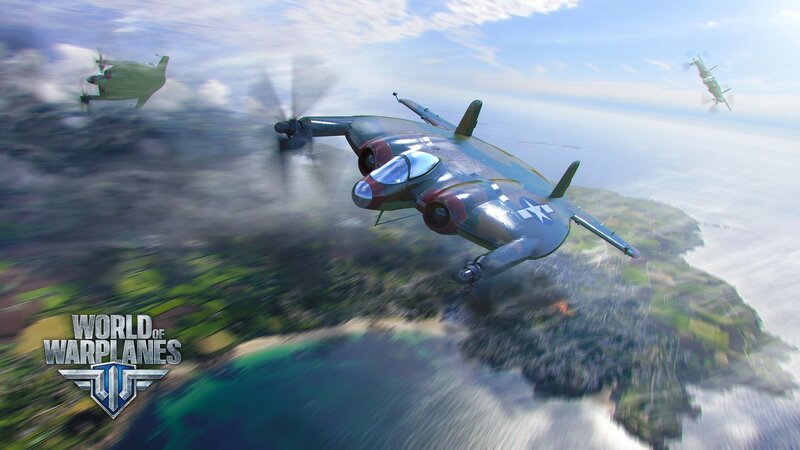 Military Aircraft in Flight — Blue, Dramatic, Afternoon, Digital Art