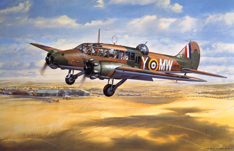 Military Aircraft in Flight — Brown, Dramatic