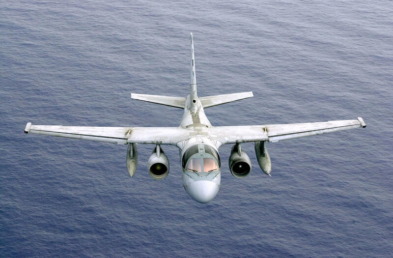 Military Aircraft in Flight — Gray