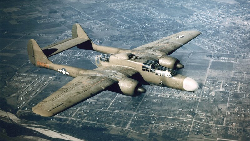 Military Aircraft in Flight — Green, Aerial, Afternoon