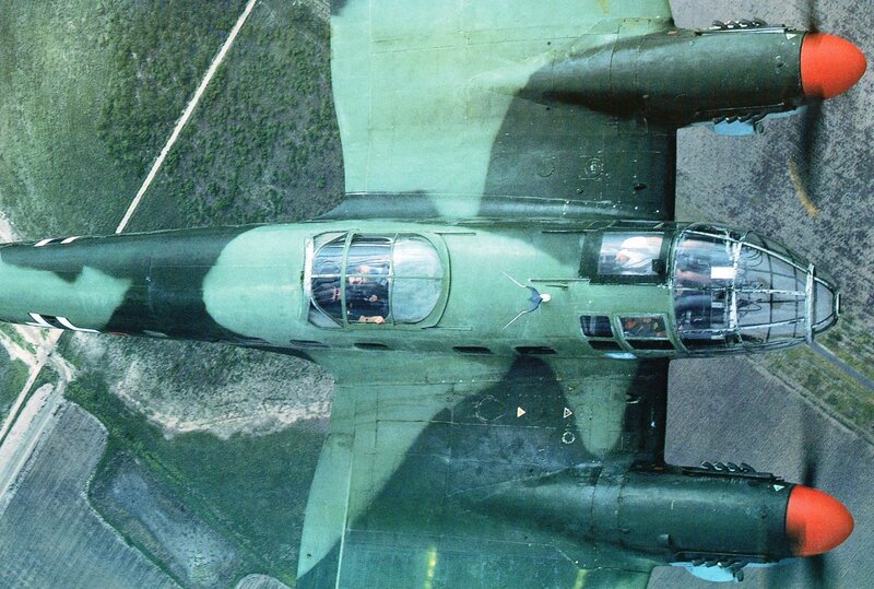 Military Aircraft in Flight — Green, Aerial, Photograph