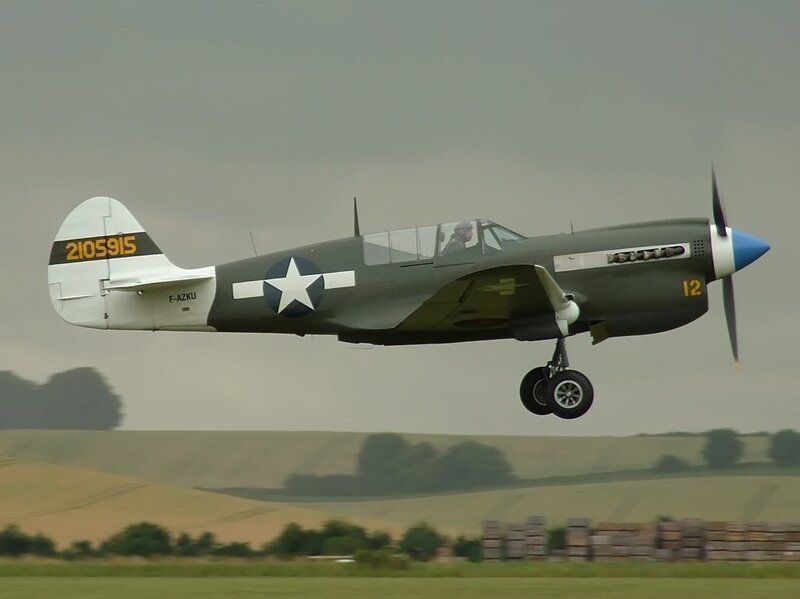 Military Aircraft in Flight — Green
