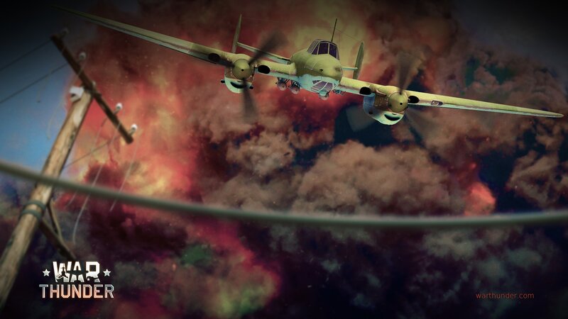 Military Aircraft in Flight — Red