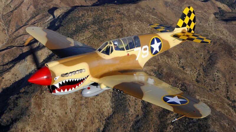 Military Aircraft in Flight — Tan, Dramatic