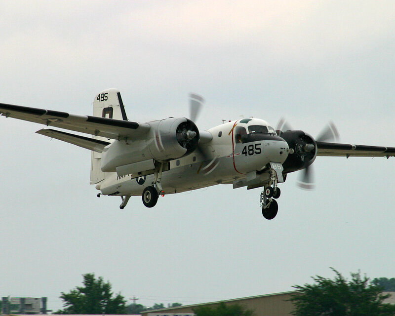 Military Aircraft in Flight — White