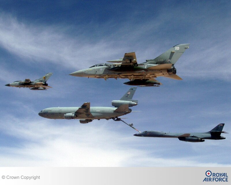 Military Aircraft in Formation — Blue, Dramatic, Afternoon, Photograph, Sky