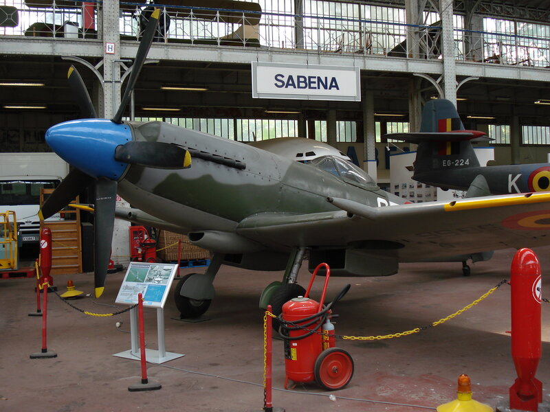 Military Aircraft in Museum — Green, Neutral