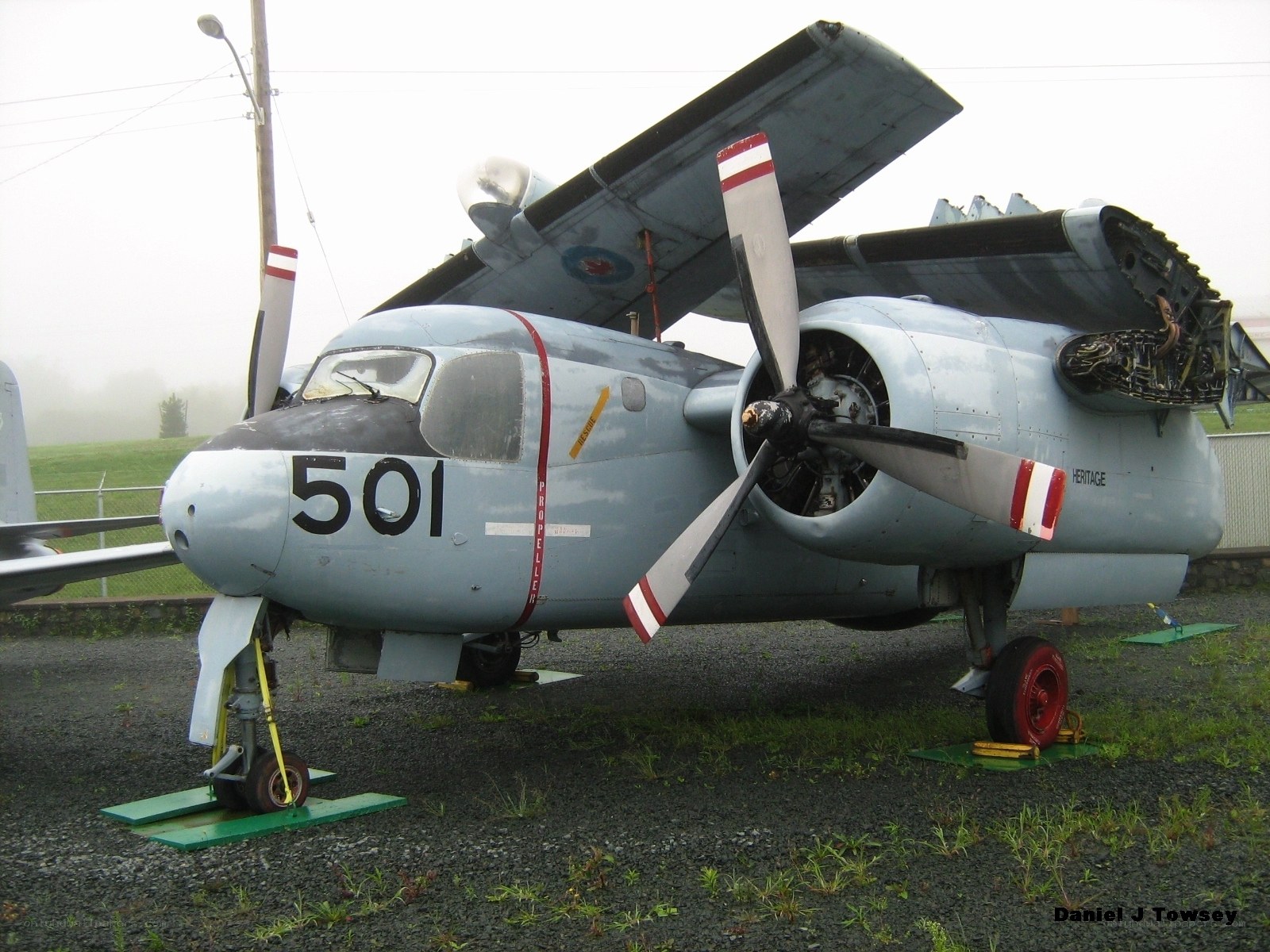 military aircraft on display