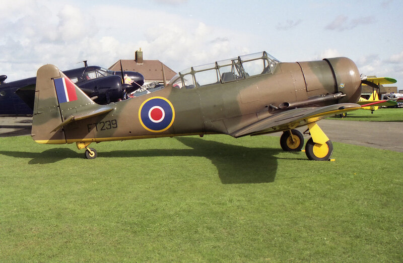 Military Aircraft on Grass — Green
