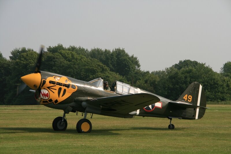 Military Aircraft on Grass