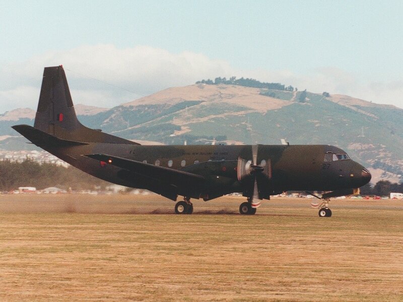 military aircraft on runway