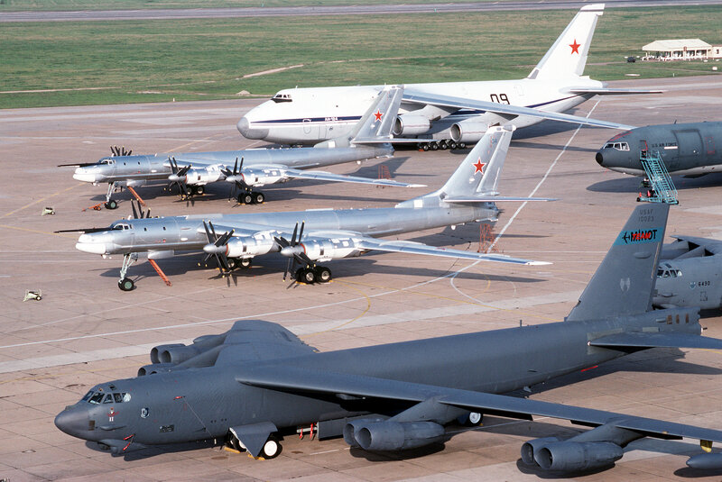 Military aircraft on tarmac