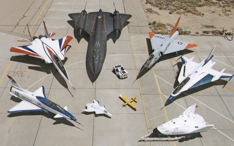 Military aircraft on tarmac