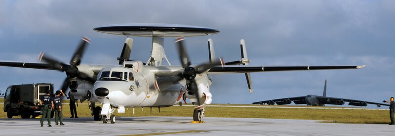 Military aircraft on tarmac