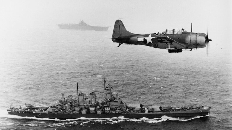 Military Aircraft over Ships