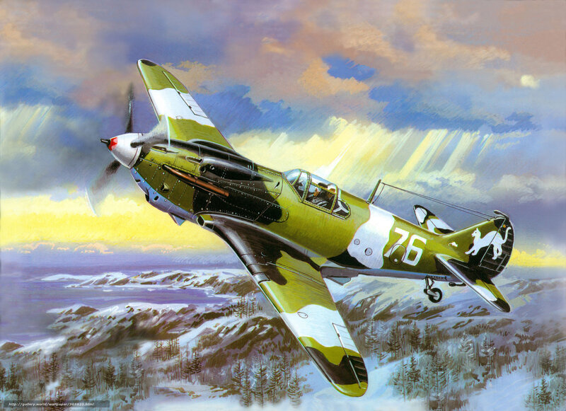 Military Airplane in Flight — Green, Dramatic