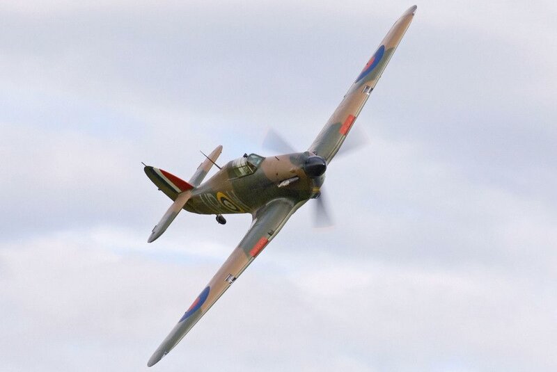 Military Airplane in Flight — Green, Dynamic, Photograph