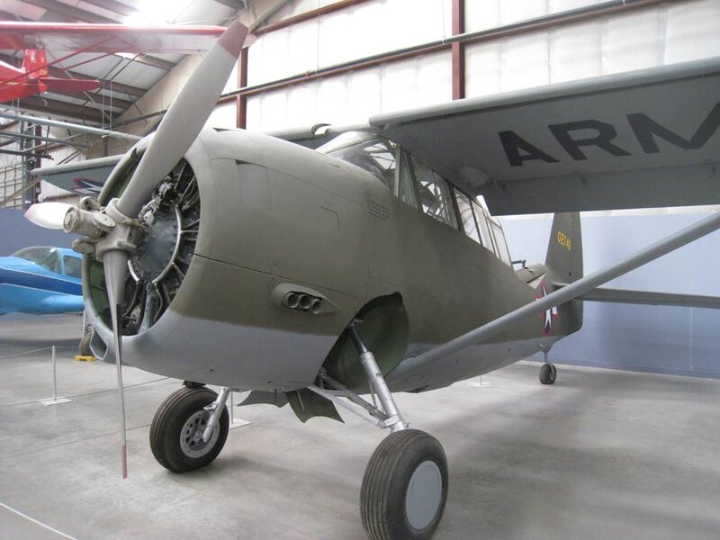 Military Airplane in Hangar