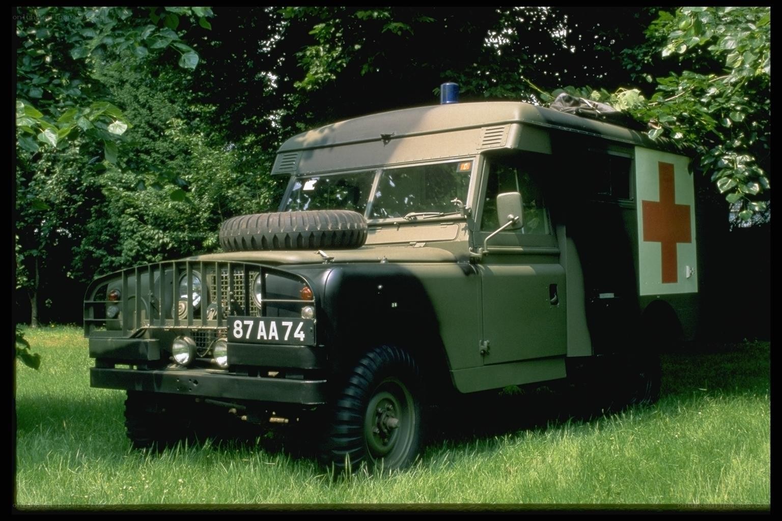 Military ambulance vehicle