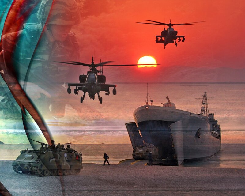 Military Amphibious Assault — Red