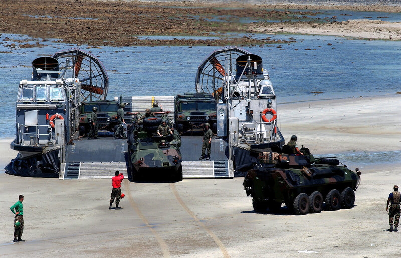 Military amphibious landing operation