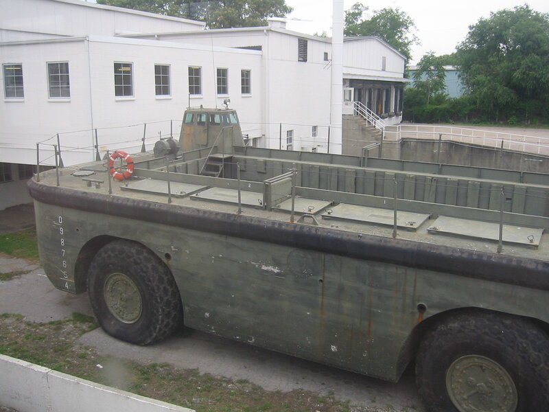 military amphibious vehicle
