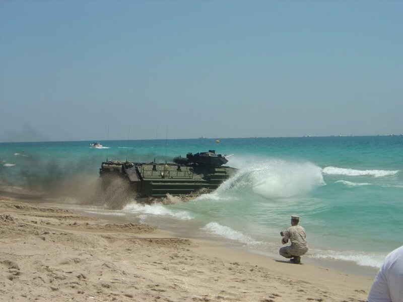 Military Amphibious Vehicle — Blue