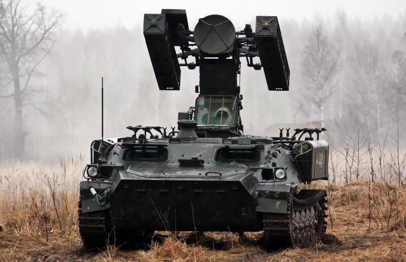 Military armored vehicle with missile system