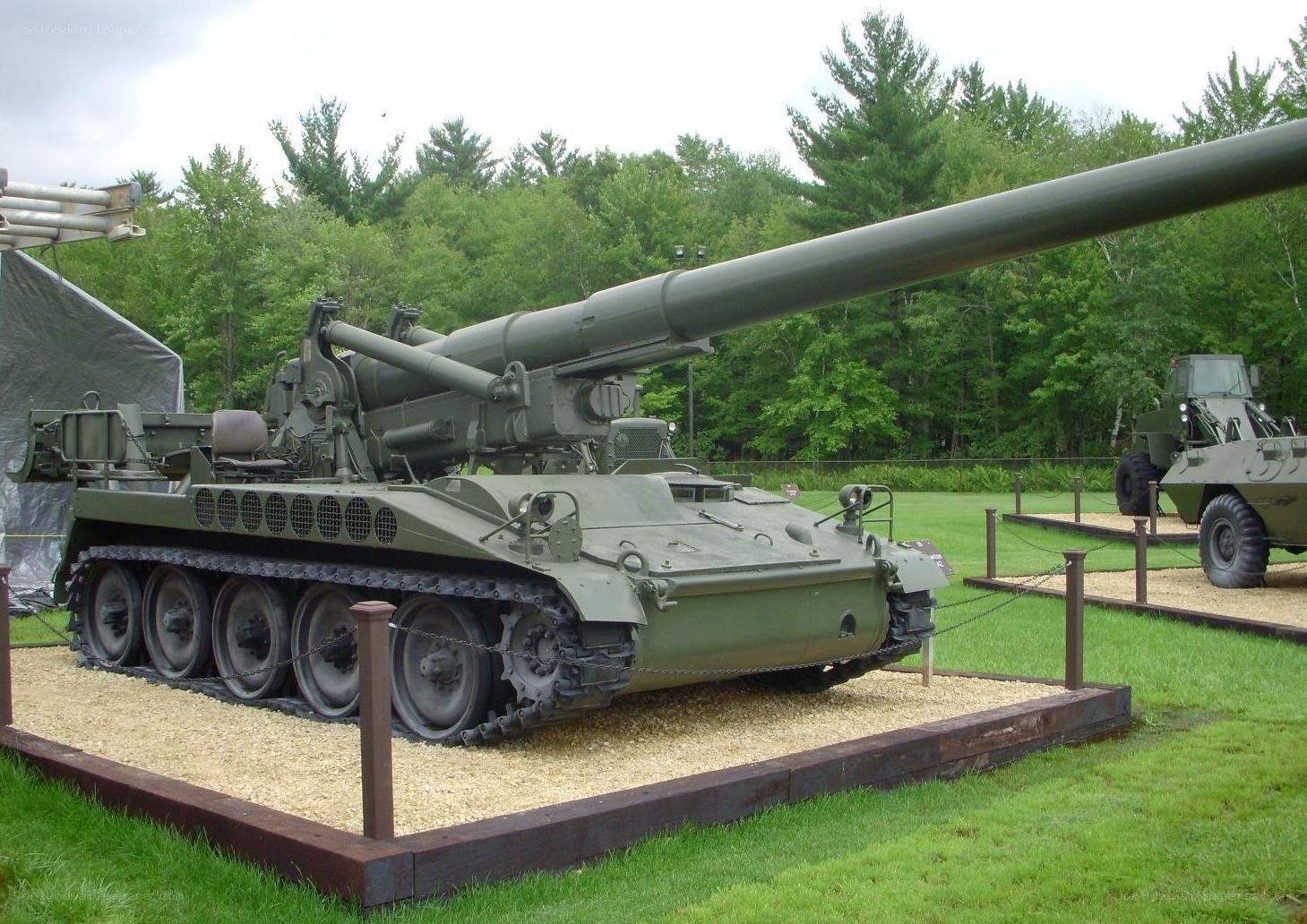 Military artillery display