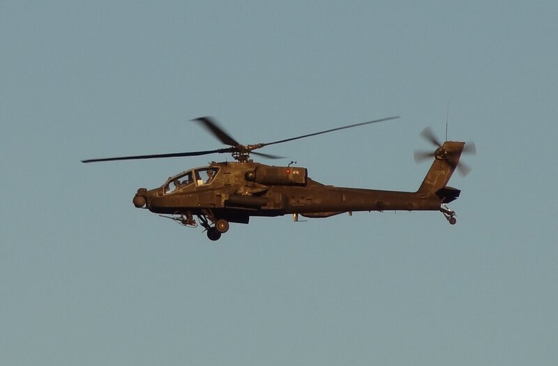 Military Attack Helicopter — Brown