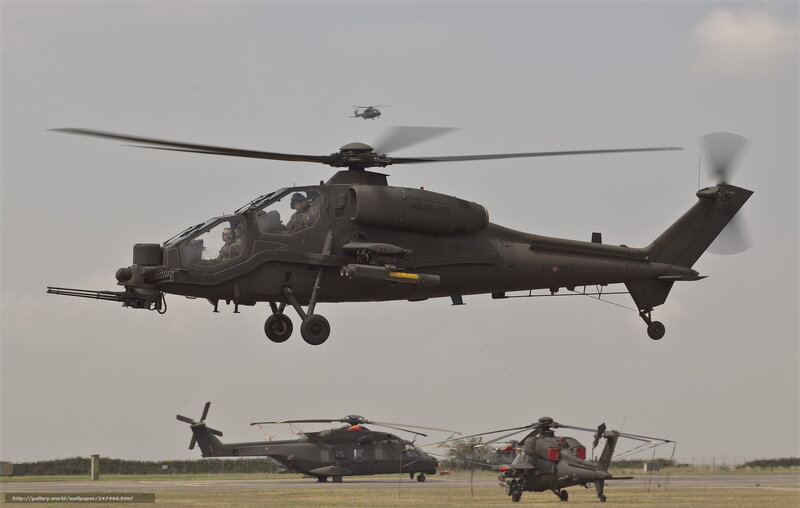 Military Attack Helicopter — Gray, Dramatic, Afternoon, Photograph, Aircraft