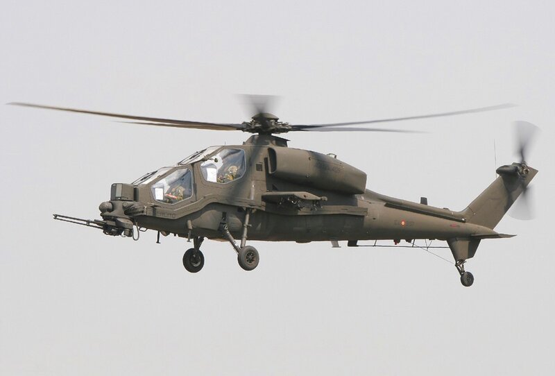 Military Attack Helicopter — Green, Neutral, Photograph, Pilot