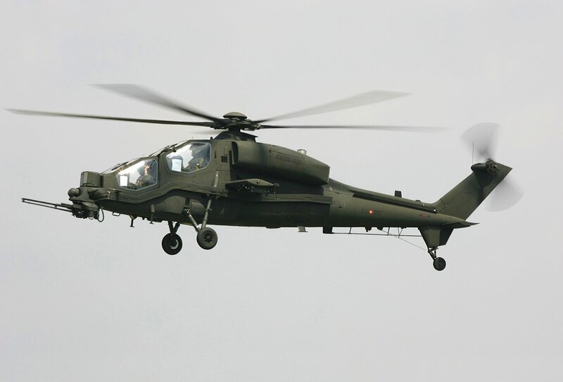 Military Attack Helicopter — Green, Neutral, Photograph