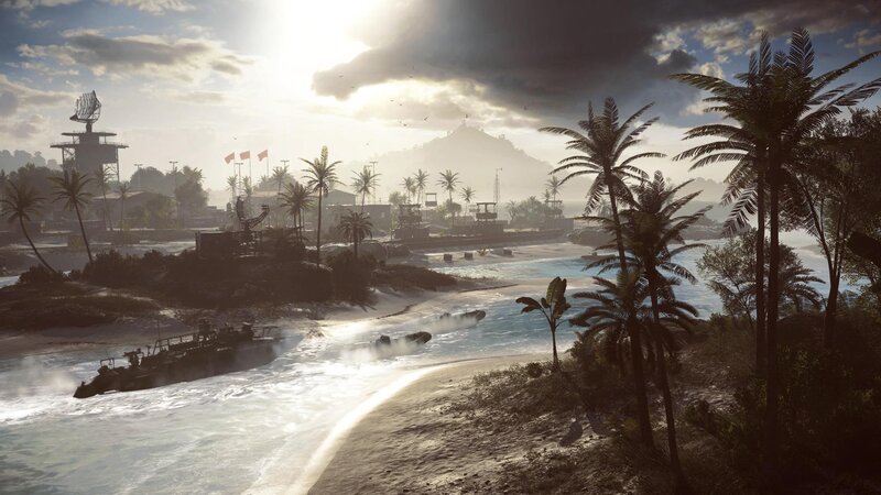 Military Boats on Beach