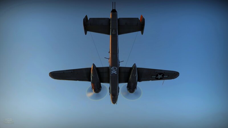 Military Bomber Aircraft — Blue, Calm, Afternoon, 3d Render