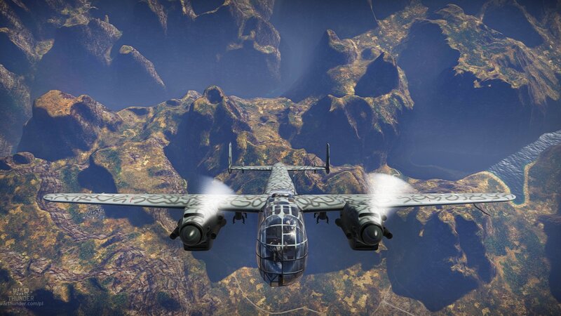 Military Bomber Aircraft — Gray, Dramatic, Afternoon, Digital Art