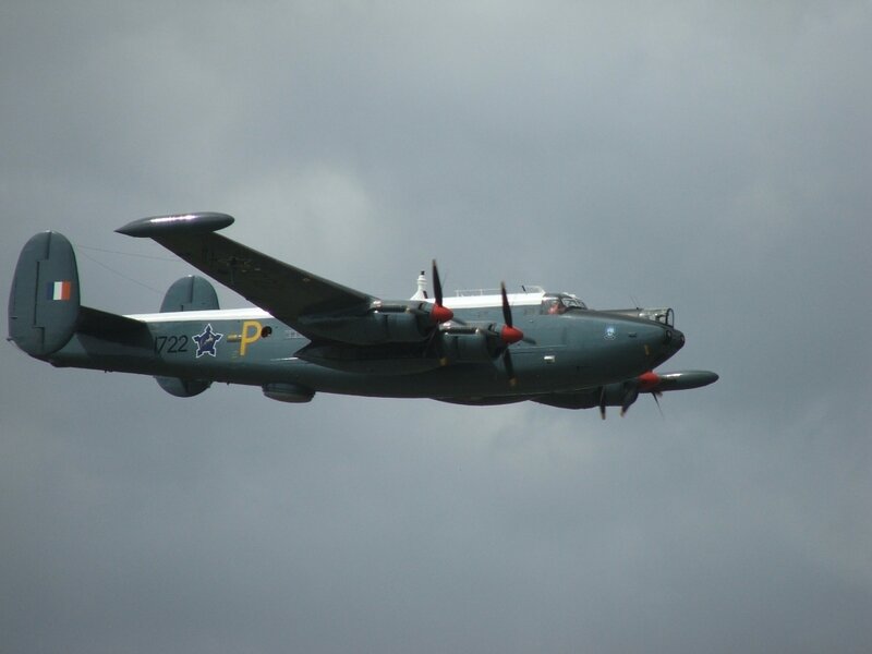 Military Bomber Aircraft — Gray, Overcast, Photograph