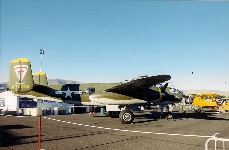 Military Bomber Aircraft — Green, Outdoor