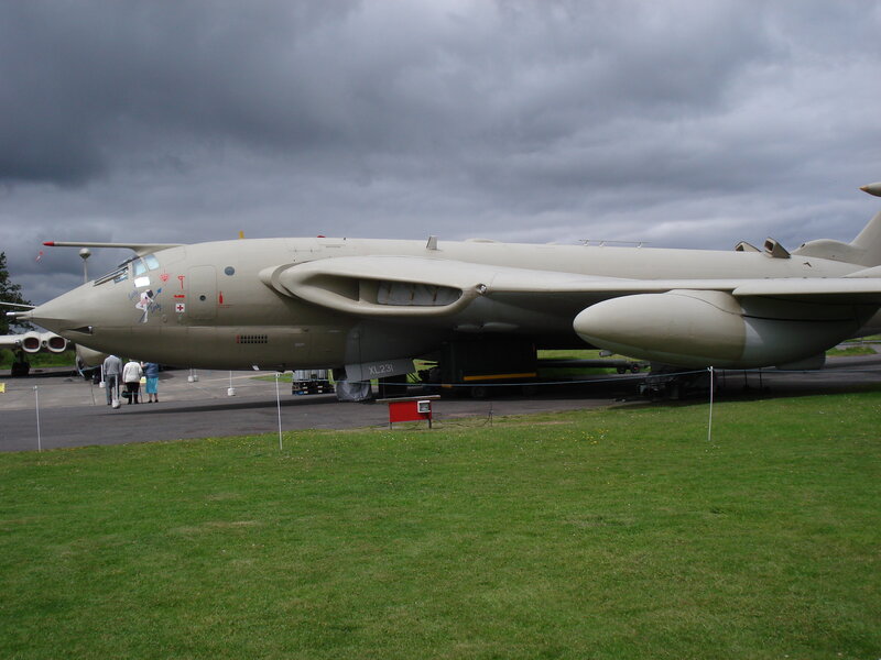 Military Bomber Aircraft — Green, Overcast