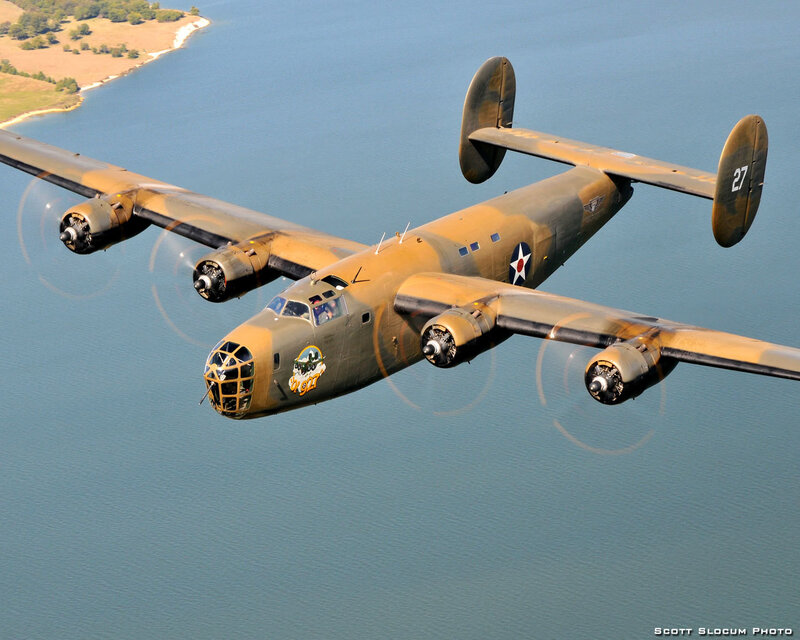 Military Bomber Aircraft — Green